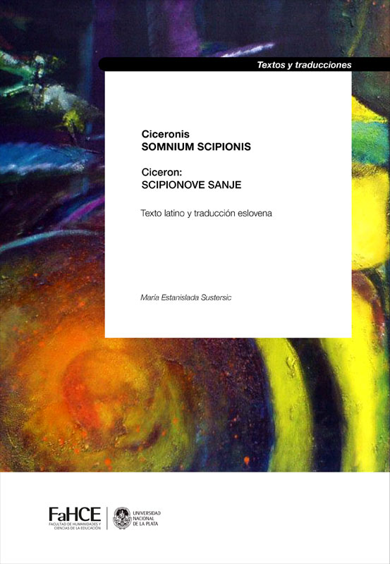 Cubierta para Ciceronis. Somnium scipionis = Ciceron. Scipionove sanje: Texto latino y traducción eslovena