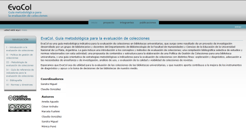 Cubierta para EvaCol: Guía metodológica para la evaluación de colecciones